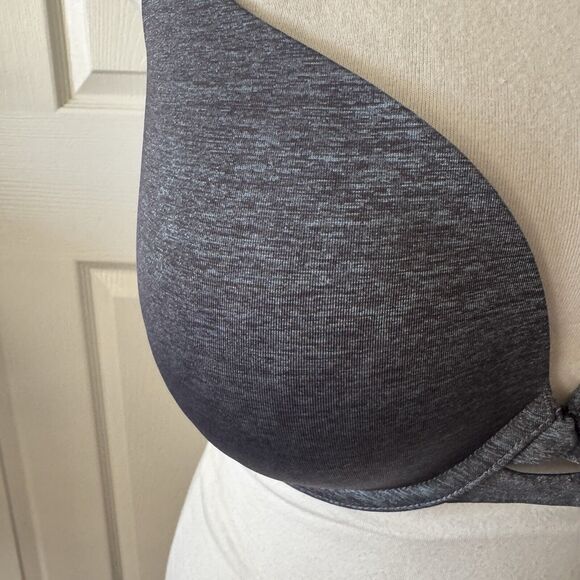 Victorias Secret Womens Perfect Shape Bra 38D Underwire Gray Padded Intimates - Picture 3 of 10